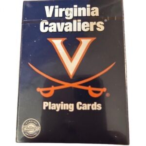 NWT Sealed Virginia Cavaliers Blue and Orange Playing Cards
